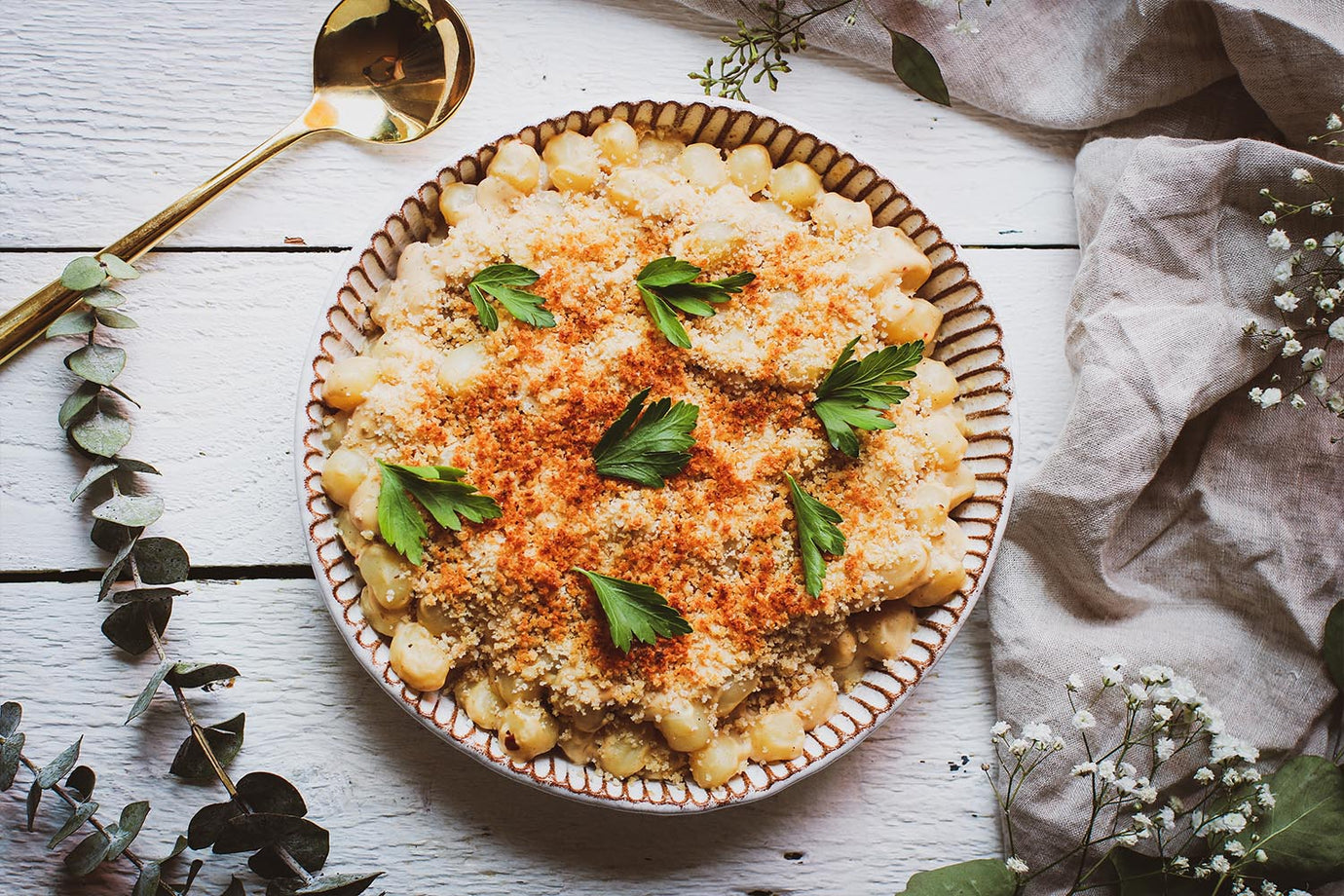 Chipotle Serrano Cream Baked Mini Gnocchi