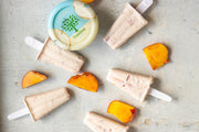 peaches and cream popsicles dairy free cream cheese