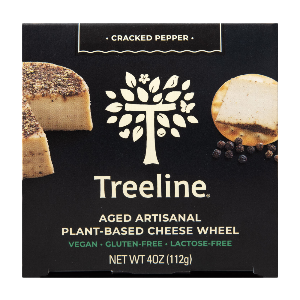 Treeline Cracked Pepper Aged Artisanal Cheese Wheel