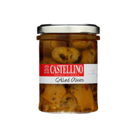 jar of castellino grilled olives